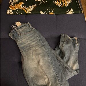 Hollister Blue Straight Leg Jeans